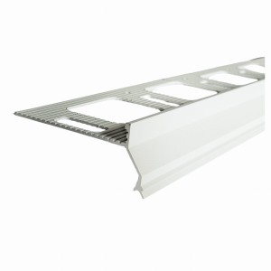 Profil okapowy tarasowy ECO-DRIP 270cm 10mm SZARY