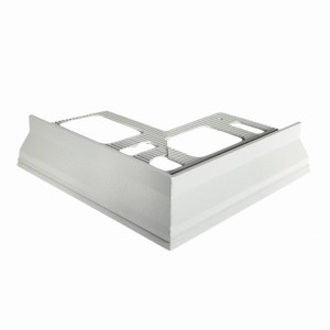 Narożnik okapowy tarasowy ECO-DRIP 10mm SZARY